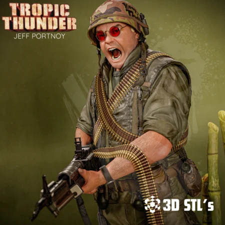Jeff Portnoy Tropic Thunder STL 3D Print Model
