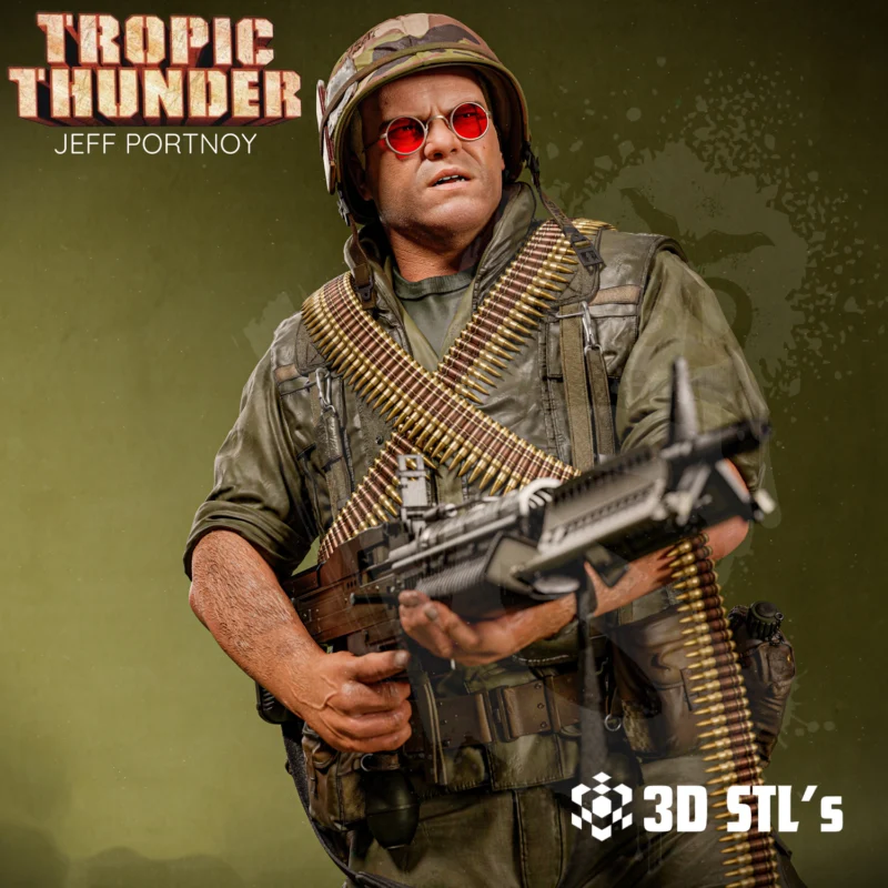 Jeff Portnoy Tropic Thunder STL 3D Print Model