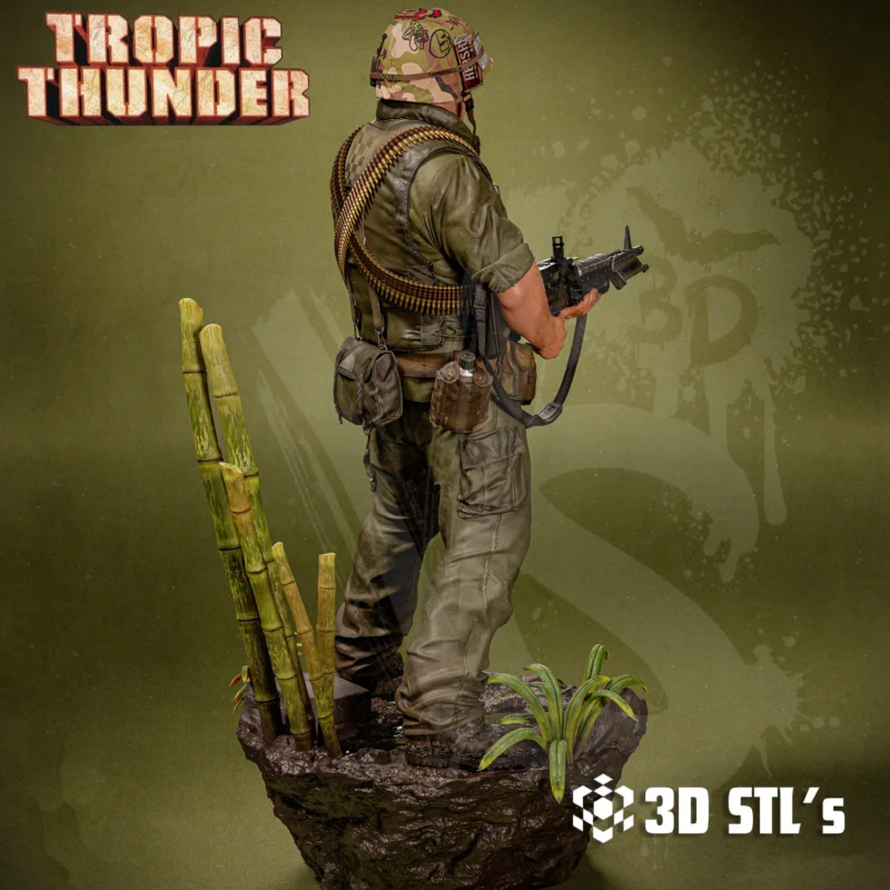 Jeff Portnoy Tropic Thunder STL 3D Print Model