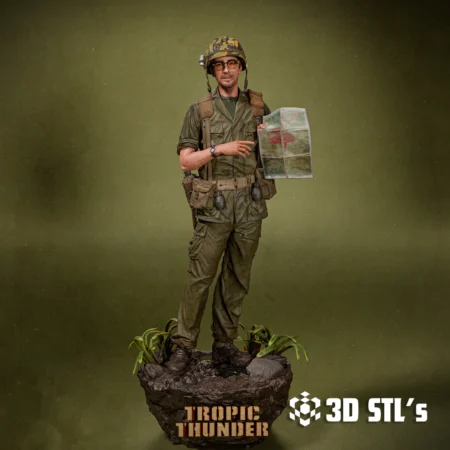 Kevin Sandusky Tropic Thunder STL 3D Print Model