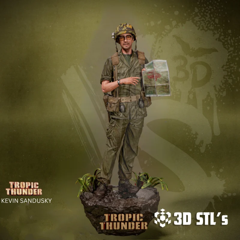 Kevin Sandusky Tropic Thunder STL 3D Print Model