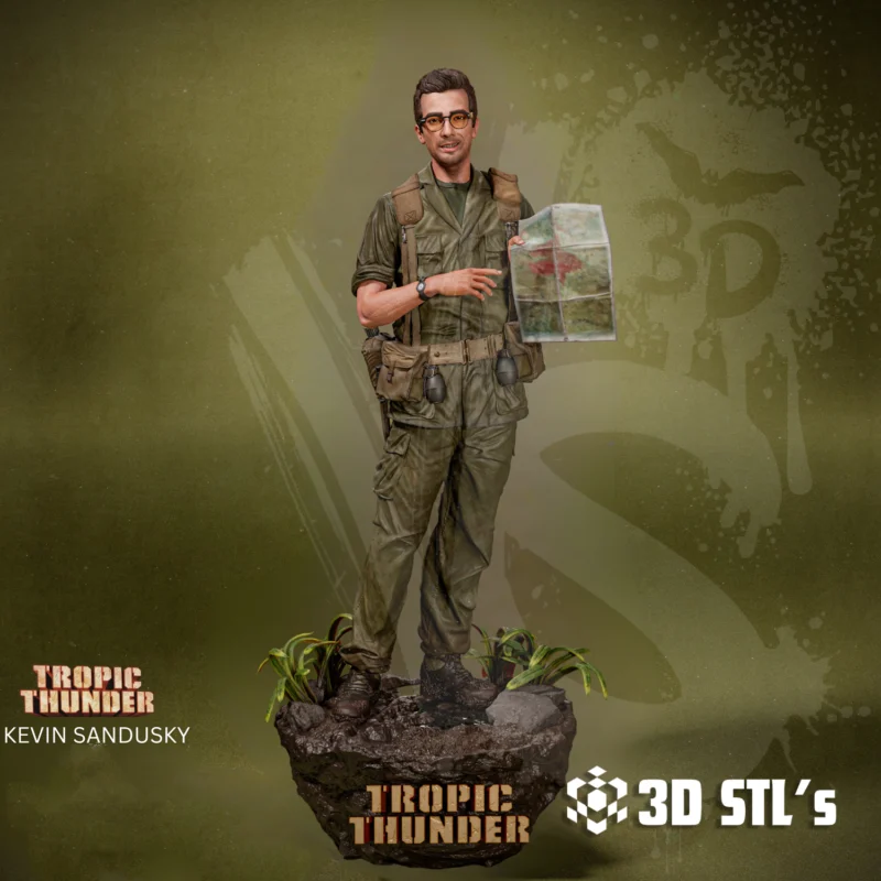 Kevin Sandusky Tropic Thunder STL 3D Print Model