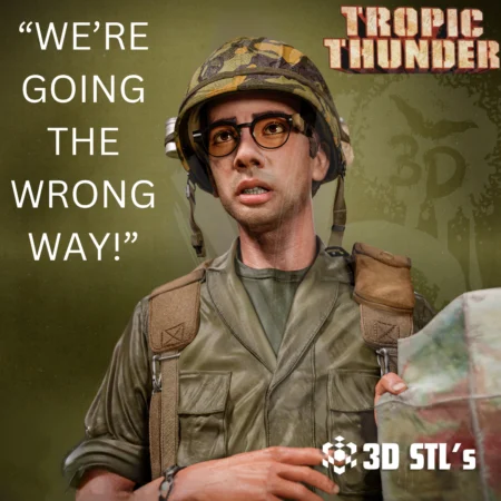 Kevin Sandusky Tropic Thunder STL 3D Print Model