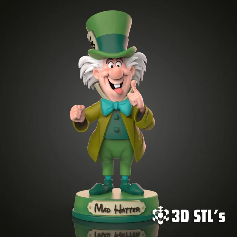 Mad Hatter STL 3D Print Model