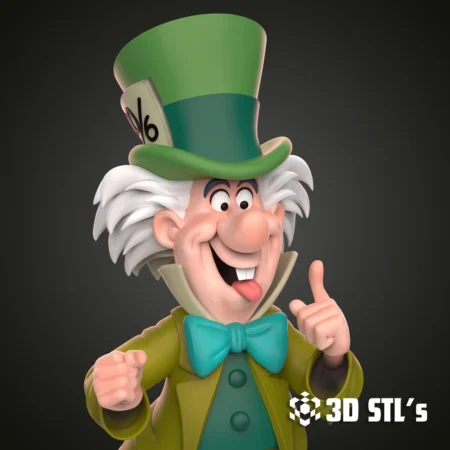 Mad Hatter STL 3D Print Model