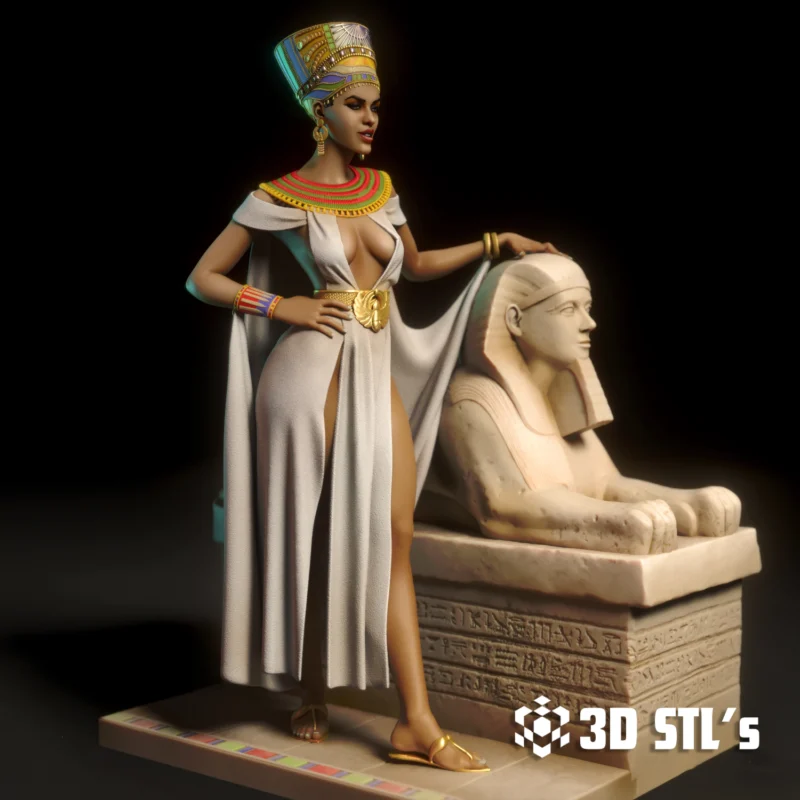 Nefertiti STL 3D Print Model