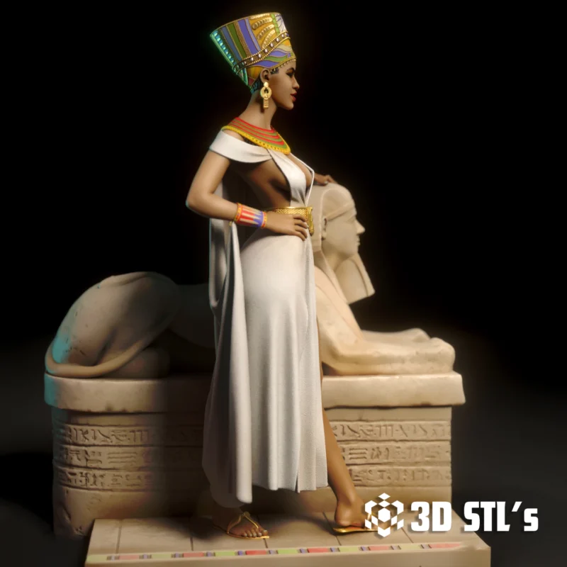 Nefertiti STL 3D Print Model