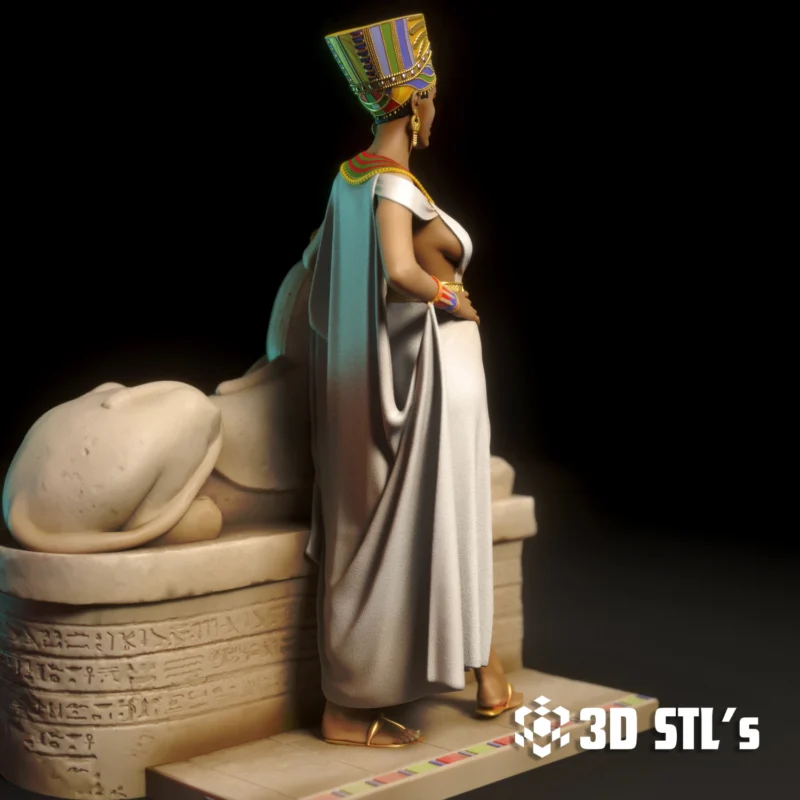 Nefertiti STL 3D Print Model