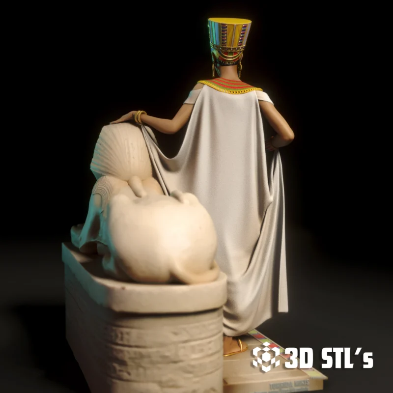 Nefertiti STL 3D Print Model