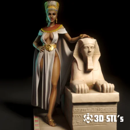 Nefertiti STL 3D Print Model