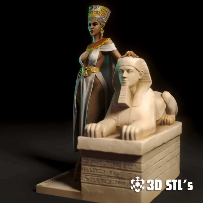 Nefertiti STL 3D Print Model