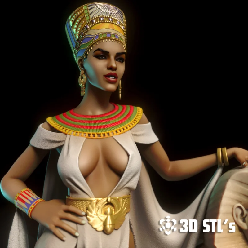 Nefertiti STL 3D Print Model