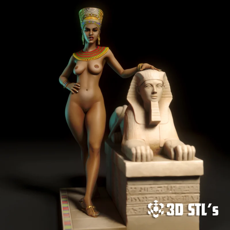 Nefertiti STL 3D Print Model