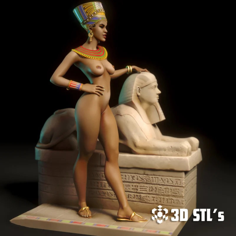 Nefertiti STL 3D Print Model