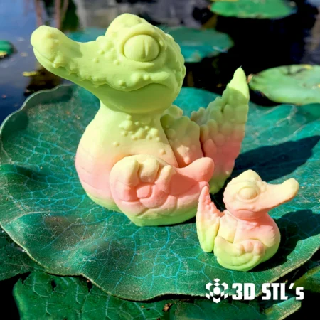 Quackodile STL 3MF 3D Print Model