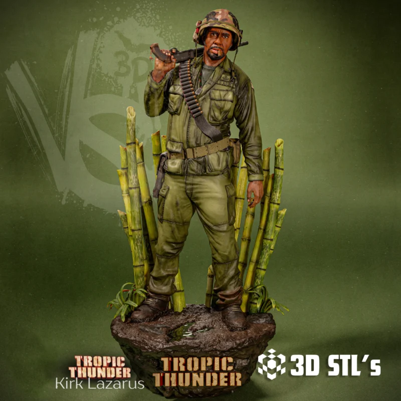 RDJ Kirk Lazarus Tropic Thunder STL 3D Print Model