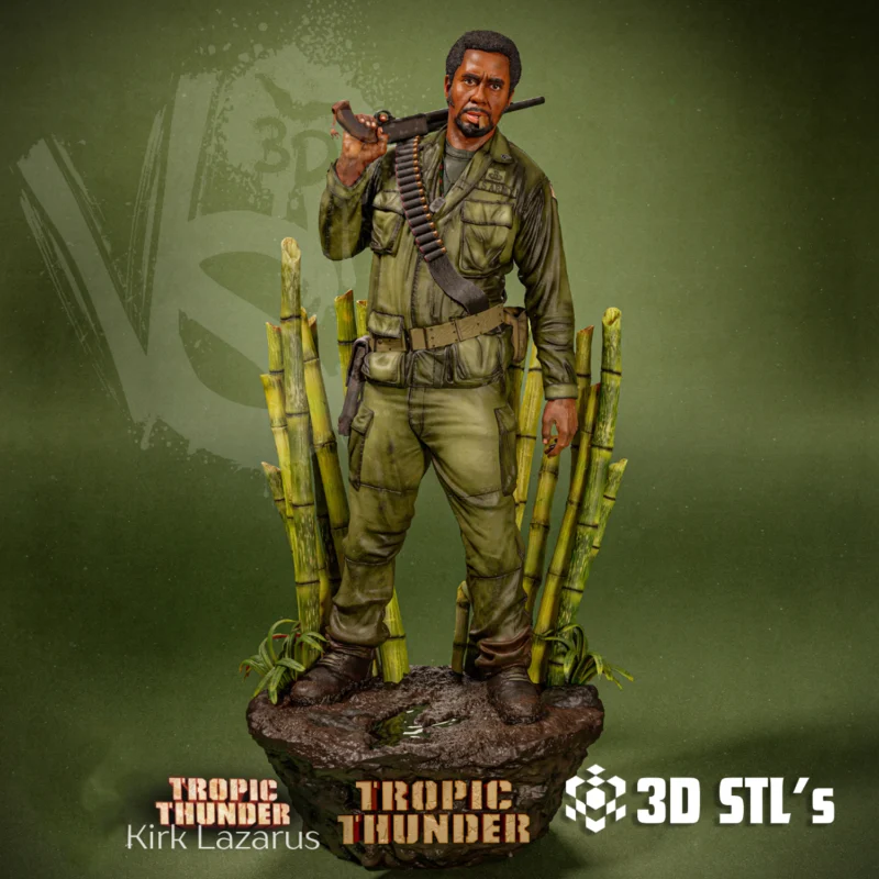 RDJ Kirk Lazarus Tropic Thunder STL 3D Print Model