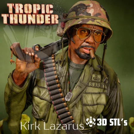 RDJ Kirk Lazarus Tropic Thunder STL 3D Print Model