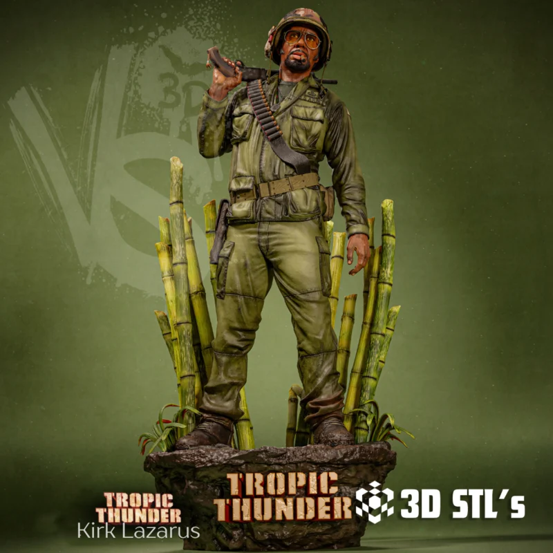 RDJ Kirk Lazarus Tropic Thunder STL 3D Print Model