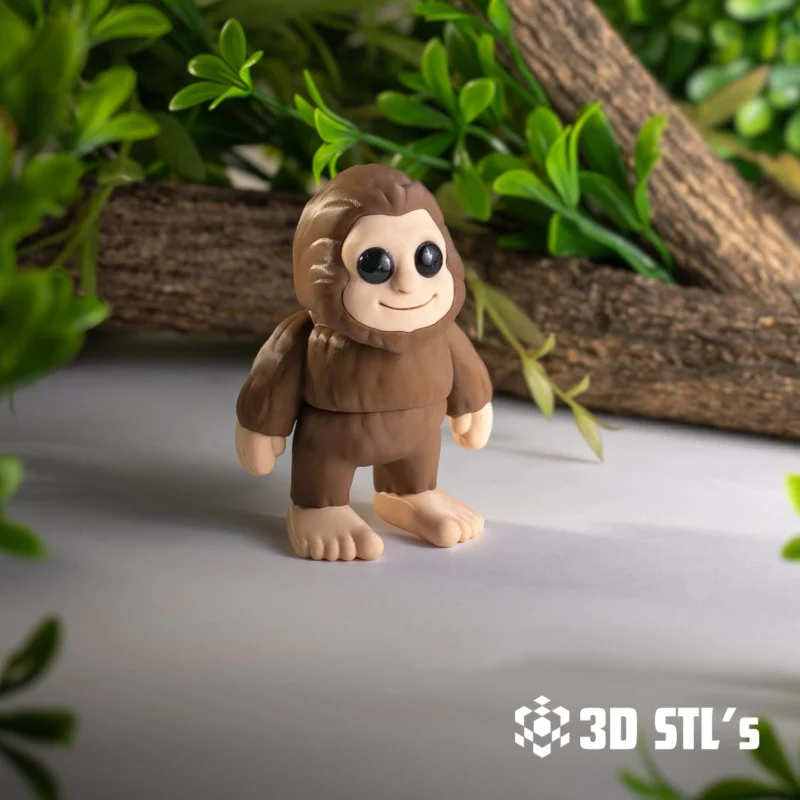 Tiny BigFoot STL 3D Print Model