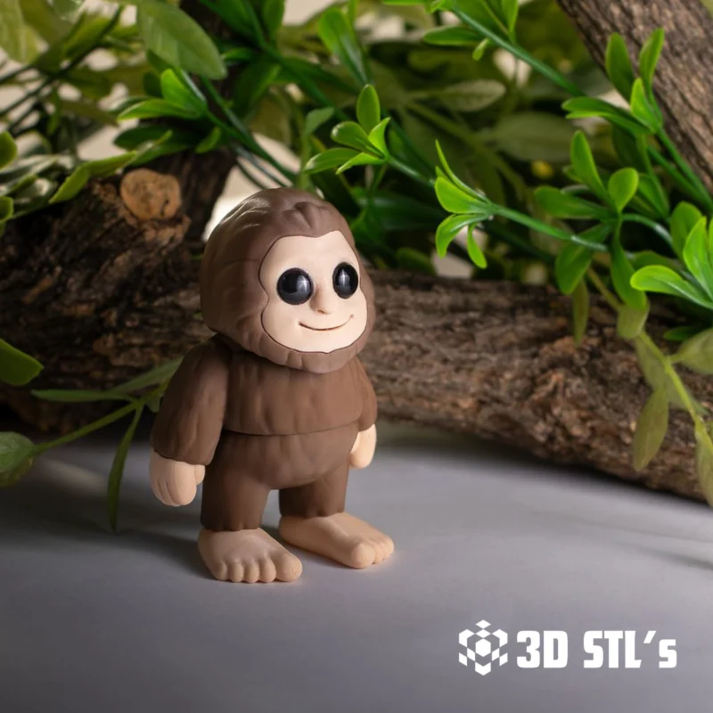 Tiny BigFoot STL 3D Print Model