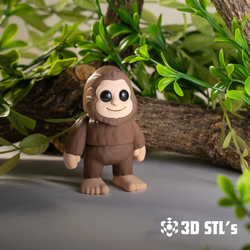 Tiny BigFoot STL 3D Print Model - Image 4