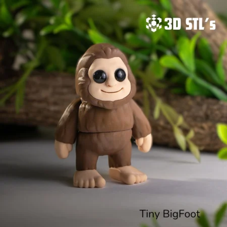 Tiny BigFoot STL 3D Print Model