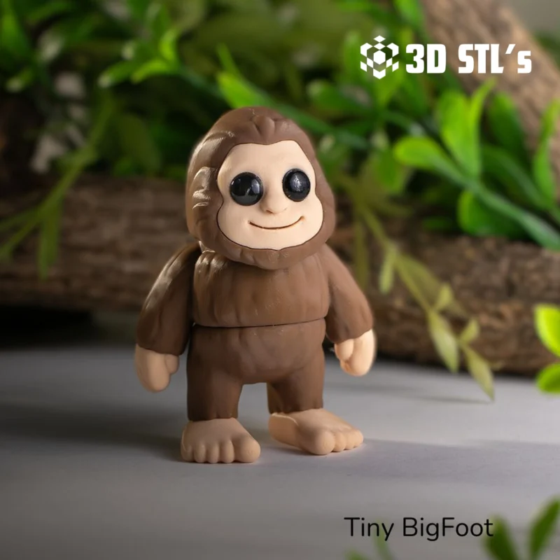 Tiny BigFoot STL 3D Print Model