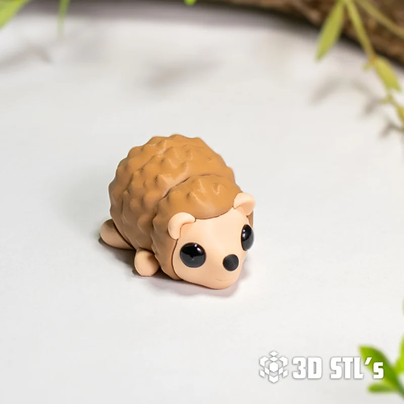 Baby Hedgehog STL 3MF 3D Print Model - Image 2