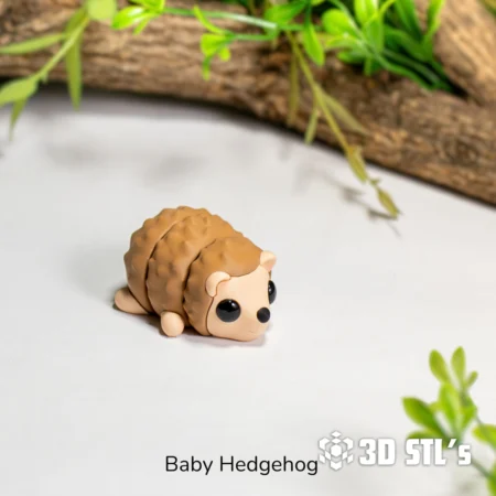 Baby Hedgehog STL 3MF 3D Print Model