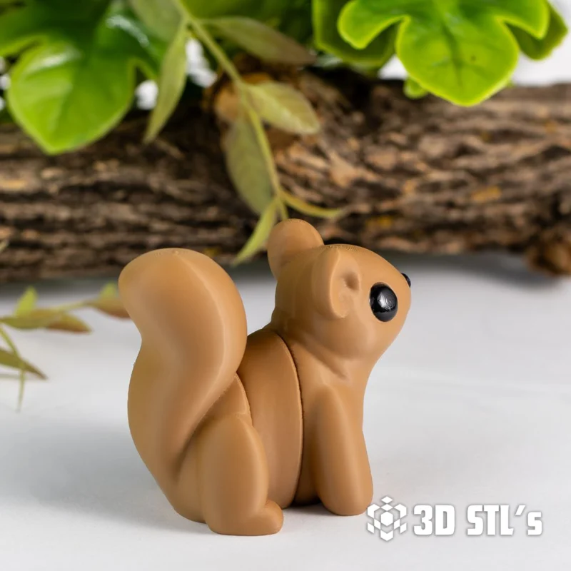 Baby Squirrel STL 3MF 3D Print Model