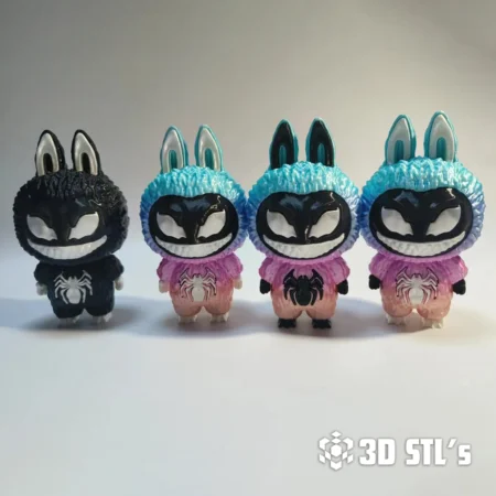 labubu Venom STL 3D Print Model