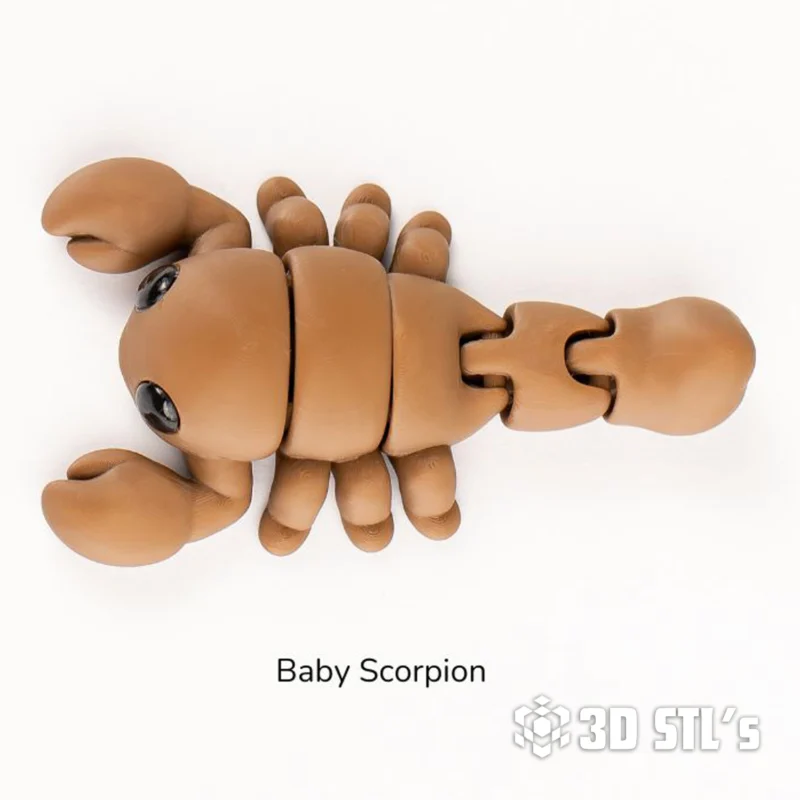 Baby Scorpion STL 3MF 3D Print Model