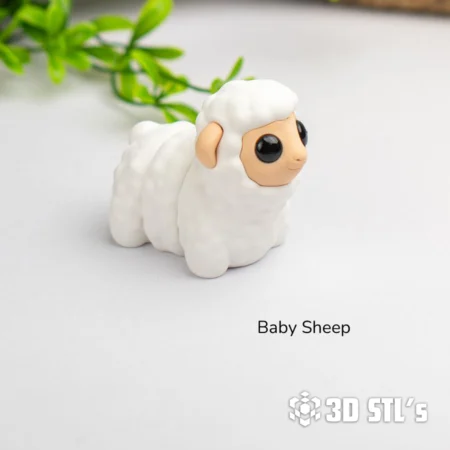 Baby Sheep STL 3MF 3D Print Model