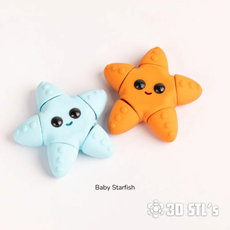 Baby Starfish STL 3MF 3D Print Model