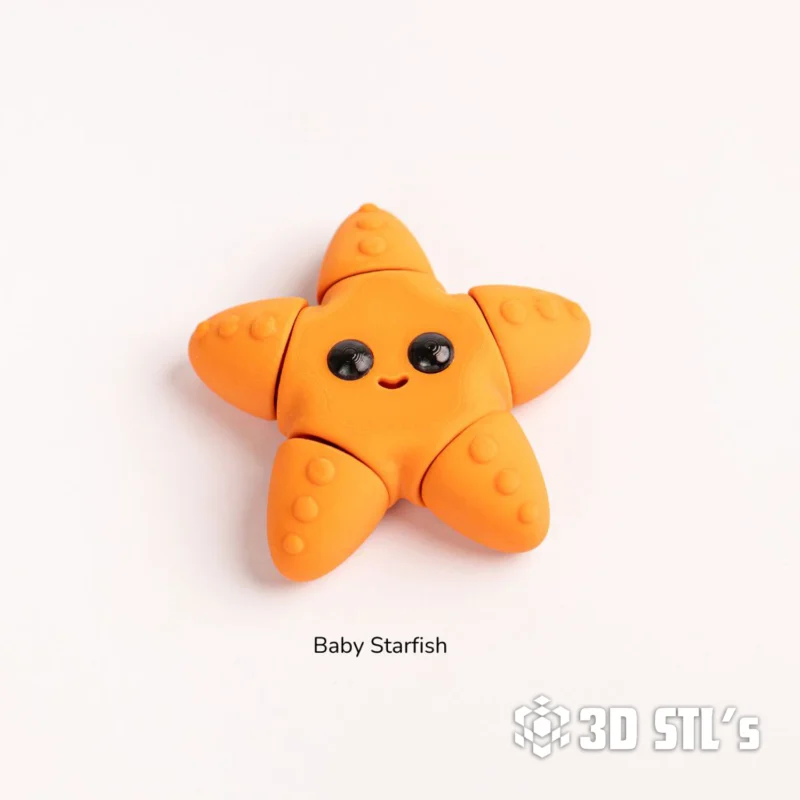 Baby Starfish STL 3MF 3D Print Model