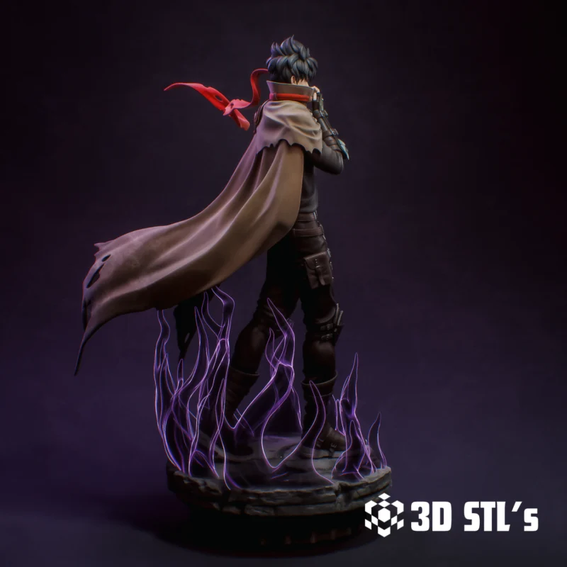 Sung Jin Woo Solo Leveling STL 3D Print Model