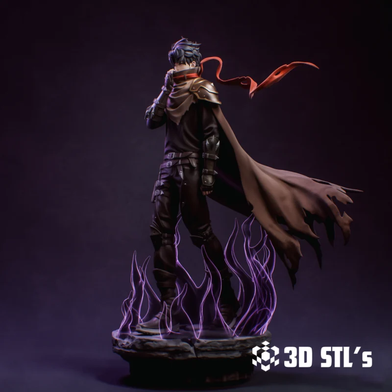 Sung Jin Woo Solo Leveling STL 3D Print Model