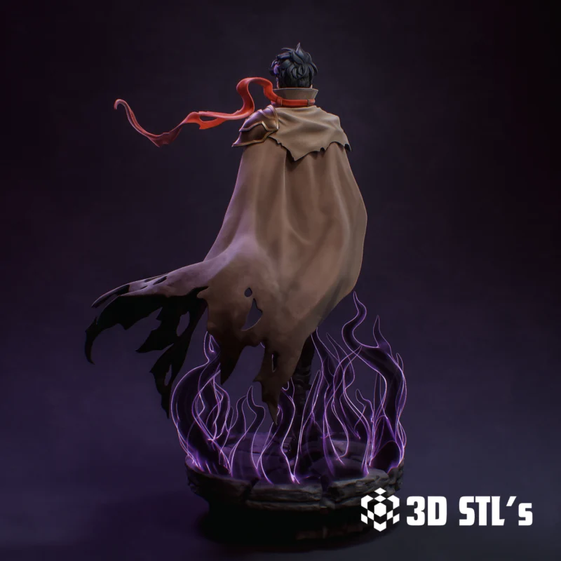 Sung Jin Woo Solo Leveling STL 3D Print Model
