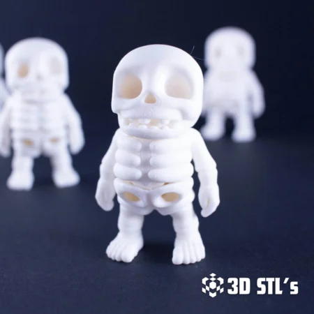 Tiny Skeleton STL 3MF 3D Print Model