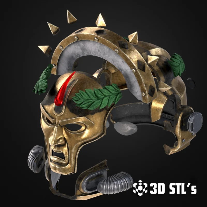 40k Dante Helmet STL File 3D Print Model - Image 2