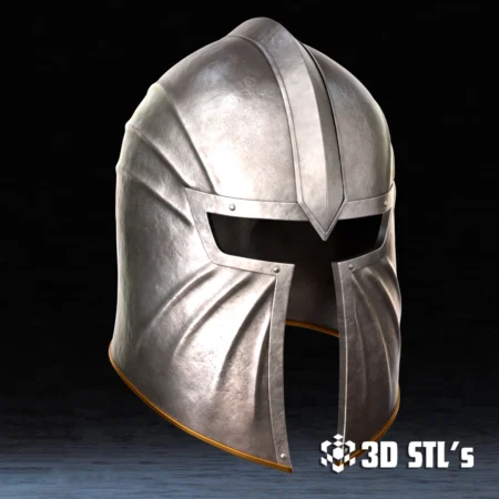 Blackwood Steel Armor Helmet STL File 3D Print Model