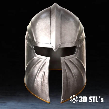 Blackwood Steel Armor Helmet STL File 3D Print Model