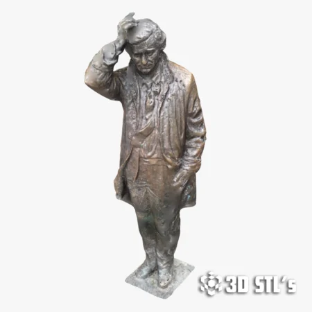 Columbo Statue STL 3D File