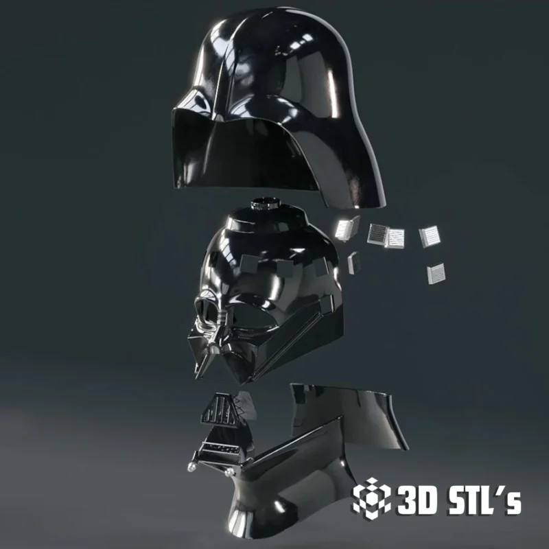 Darth Vader Helmet STL File 3D Print Model