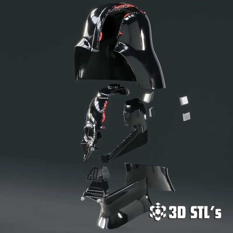 Darth Vader Helmet STL File 3D Print Model