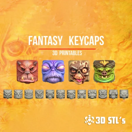Fantasy Keycaps STL 3D Print Models
