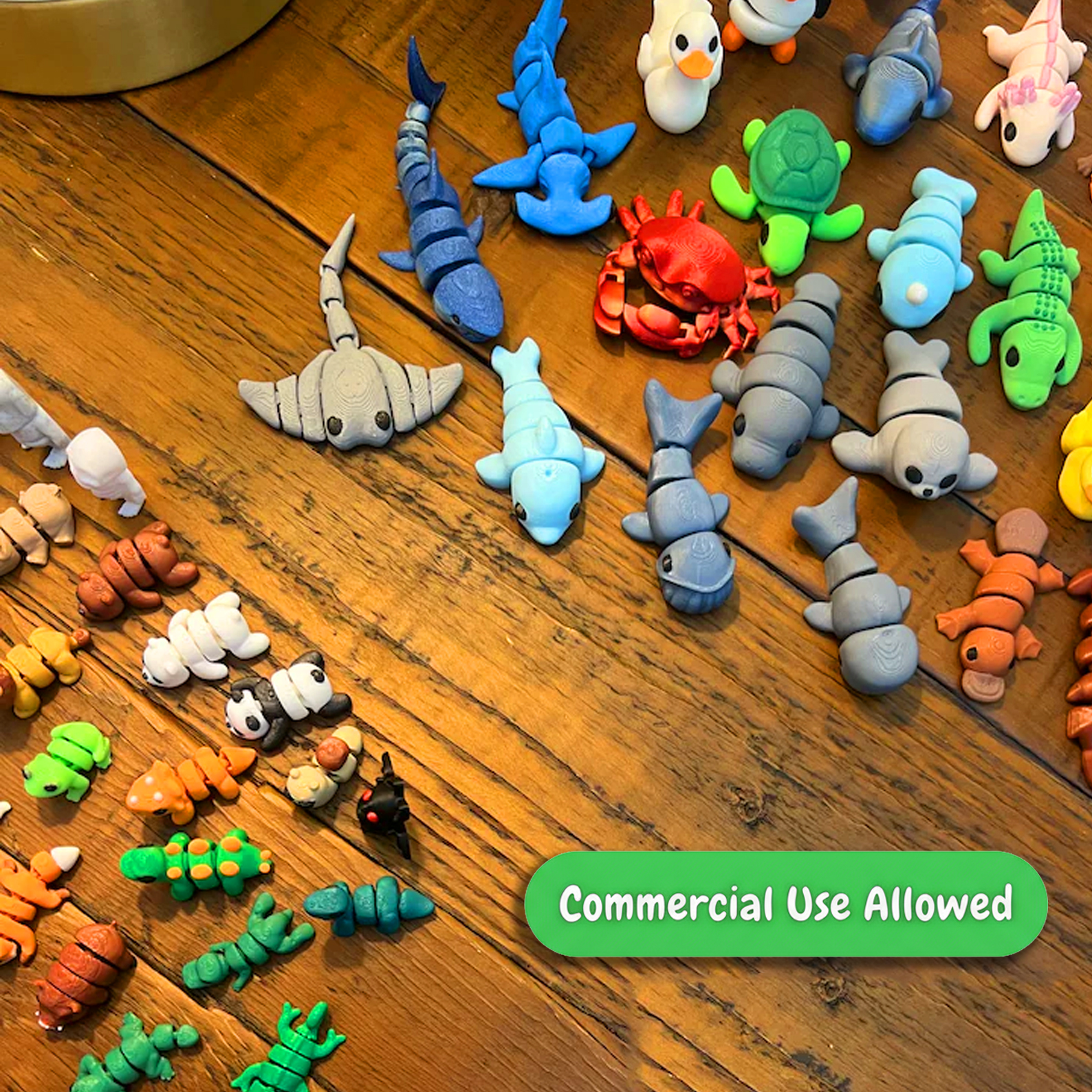 Mini Flexi Animals Articulated Over 300 STL & 3MF Files
