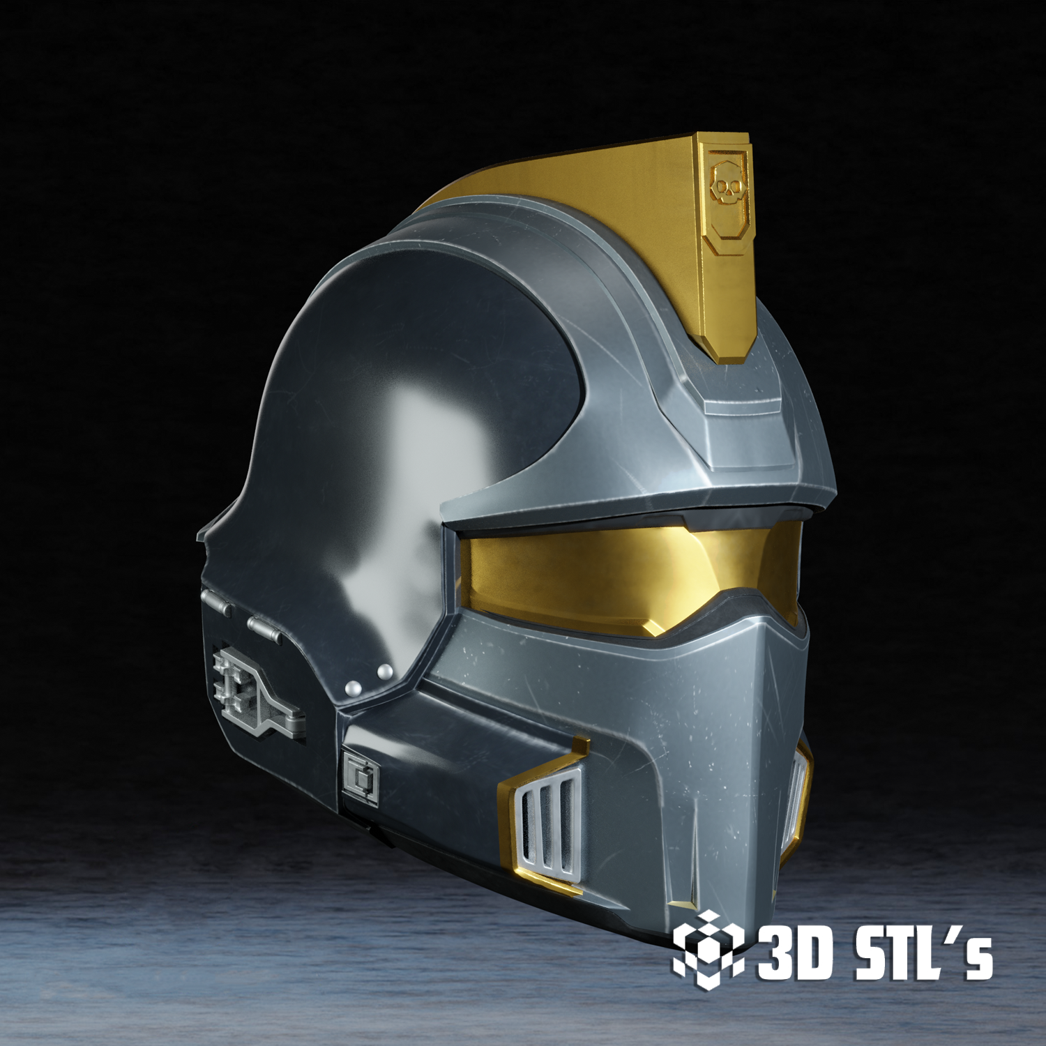 Hero of the Federation Helmet STL File 3D Print Model