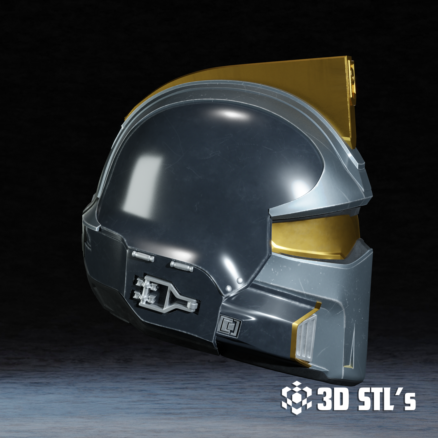Hero of the Federation Helmet STL File 3D Print Model